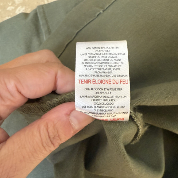 Jason Wu Utility Maxi Cargo Skirt Size M Front Slit Green Minimalist, Street - Picture 8 of 9